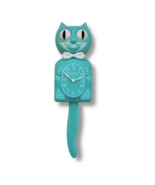 RARE VINTAGE Turquoise Kit Cat Klock Clock - $410.29 CAD