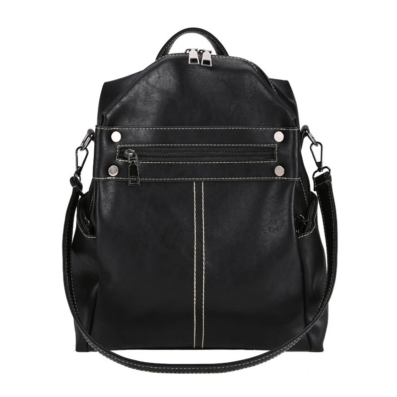 New Women&#39;s Fashion Backpack Women Leather Backpacks Mochila Feminina School bag - £40.53 GBP