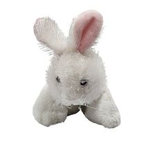 Webkinz Ganz Lil Kinz White Rabbit Bunny Stuffed Animal Plush Kids Toys ... - $7.43