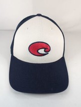 Costa Adjustable Cap, OSFM, Mesh Back Panel, Embroidered Logo Red White ... - $19.99