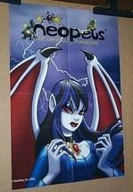 2005 scarce 21 by 14 Neopets Magazine 2-sided poster: Neo Pets - £31.97 GBP