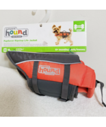 Dog Life Jacket Orange with Rescue Handle Outward Hound Ripstop Pupsaver XS - $9.64