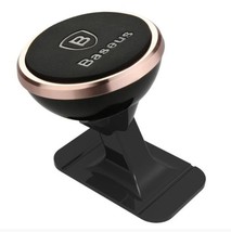 (Rose Gold) Baseus Mini Strong Suction 360 Degree Rotation Magnetic Car Mount Ho - £6.41 GBP