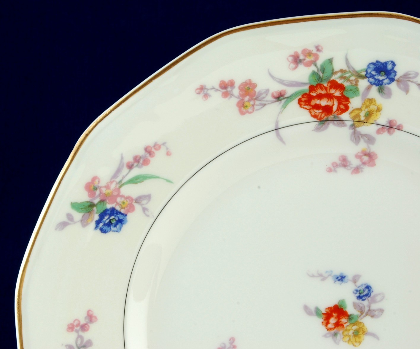 Theodore Haviland Jewel Dinner Plate White w Floral Limoges France Unused Item image 2
