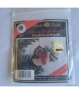 NOS VTG Counted Glass bead Ornament Kit 1993 Mill Hill Christmas Basket ... - €7,67 EUR