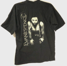 Ecanescence Vintage 90s Rock Band Gothic Alternative Metal Double Black T-Shirt - £124.23 GBP