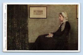 Portrait of Whistler&#39;s Mother Painting Medici Society UNP DB Postcard L16 - £9.27 GBP