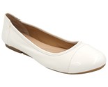 Alfani Women Slip On Ballet Flats Tavii Size US 11M White Smooth Faux Le... - $32.67