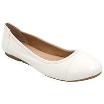 Alfani Women Slip On Ballet Flats Tavii Size US 11M White Smooth Faux Leather - £25.81 GBP