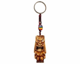 Gypsy Daze Smokes Lono Totem Polynesian Tiki Mask 3D Figurine Keychain Multicolo - £10.86 GBP