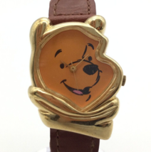 Timex Disney Watch Women Winnie The Pooh Gold Tone Face Dial New Battery - $24.74