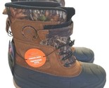 Mens Pac Boot Shoe Size 13 Suede With Mossy Oak Camo Upper For Outdoor New - $39.59