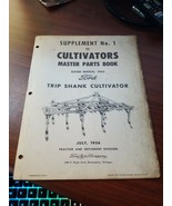 July 1956 Ford Supplement to Cultivators parts book trip shank - €6,85 EUR