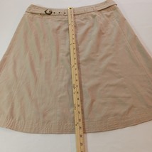 City Silk Women's Tan/Beige Pull-On A-Line Skirt Size 14 image 11