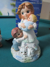 Bergsma Pair Of Figurines 7&quot; One Nib &quot;Let The Journey Begin - &quot;Mom&#39;s Love&quot; Orig - £74.90 GBP