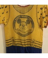 Vtg Rare  Mickey Mouse Club Mouseketeer Costume With Plastic Ears Adult ... - $132.30