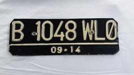 1 Pc Used Original Collectible License Car Plate B 1048 WLQ Indonesia 20... - £46.93 GBP