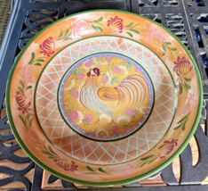 Zrike Danna Cullen Pasta Serving Bowl Chanticleer Rooster Large 13&quot; NWT - $35.00