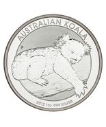 2012 Australian Silver 1oz Koala (BU Condition) KM# 1840 - $1,874.44 MXN