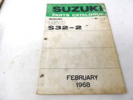 1968 Suzuki S32 150cc Parts Catalog. - $466.47 MXN