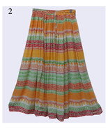 Orange Delight  Long Skirt  Hippie Skirt  Broom Skirt  - $365.38 MXN