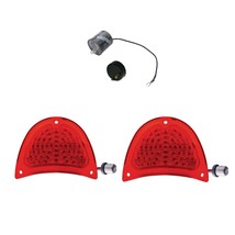 United Pacific LED Tail Light Set W/ LED Flasher 1957 Chevrolet Bel Air 150 210 - £63.85 GBP