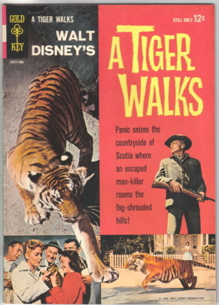 Walt Disney's A Tiger Walks Movie Comic Book Gold Key 1964 VERY FINE - $26.01