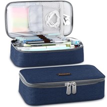 Capacious Pencil Case Pen Box Makeup Bag Pouch Pencils Holder Large Storage Stat - £13.31 GBP