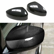 2Pc Real Carbon Fiber Side Mirror Cover For 2018-2021 TOYOTA CAMRY LE SE... - £69.22 GBP