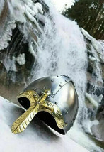 18 caschi SCA LARP medievali normanni vichinghi norreni replica casco ar... - £87.80 GBP