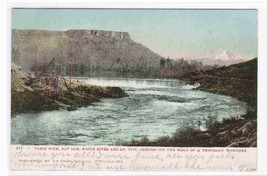 Table Rock Ray Dam Rouge River Oregon 1908 postcard - $3.96