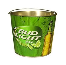 Bud Light Lime 5 Quart Beer Bucket - £25.54 GBP