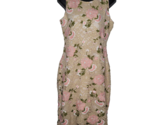 Calvin Klein Dress Women 8 Beige Spring Floral Lace Sheath Knee Length C... - £35.23 GBP