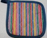 Vintage 1986 Fisher Price Fun With Food Square Pot Holder Rainbow 2111 R... - $9.64