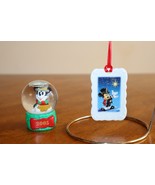 Mickey’s Magical Christmas Vintage 2001 Porcelain Ornament Disney Snowgl... - $238.41 MXN