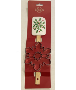 Lennox Holiday Spatula With Snowflake Cookie Cutter - $247.77 MXN