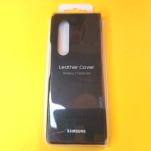BRAND NEW GENUINE SAMSUNG LEATHER COVER EF-VF926 BLACK FOR GALAXY Z FOLD... - $15.55