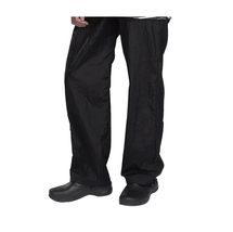 Black Unisex Crinkle Pants Groomer Stylist Barber Hair Water and Stain Resistant - £30.48 GBP+