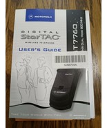 Motorola Digital StarTAC Wireless Telephone Users Guide ST7760 - €29,99 EUR