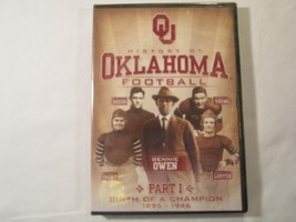 DVD  HISTORY OF OKLAHOMA FOOTBALL Part 1 Spencer Tillman 2010 [11D] - $8.64