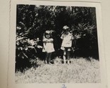 Children Near Woods Vintage 3”x3 Photo 1945 Lollar’s Birmingham Box4 - $3.95
