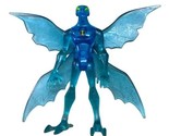 2008 Bandai Ben 10 Ultimate Alien Stealth Big Chill Clear Blue Figure In... - $15.53