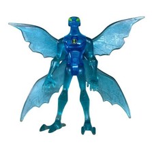 2008 Bandai Ben 10 Ultimate Alien Stealth Big Chill Clear Blue Figure Incomplete - £12.17 GBP