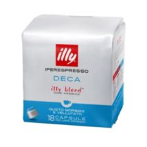 Illy Espresso Decaffeinated Capsule Coffee 18ea Capsule 120.6g - $26.18