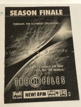 X-Files Vintage Tv Guide Print Ad David Duchovny Gillian Anderson TPA15 - £4.45 GBP