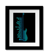 Hurricane, Bob Dylan - Rock Music Song Lyric Inspired Art Print Plaque o... - £15.05 GBP+