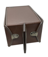 Marsand Vintage Brown Double Sided 24 Cassette Tape Carry Case - $14.84