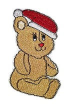 Nature weaved in threads, Amazing December Bear [Custom and Unique] Embroidered  - £8.10 GBP