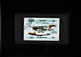 Framed Stamp Art - Bellanca CH-300 Pacemaker Six-seat Enclosed Cabin Mon... - $8.78
