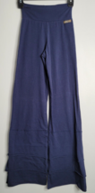 Matilda Jane Womens Finn Pants XS Blue Cotton Blend Tiered Ruffle Hem Pu... - £15.71 GBP